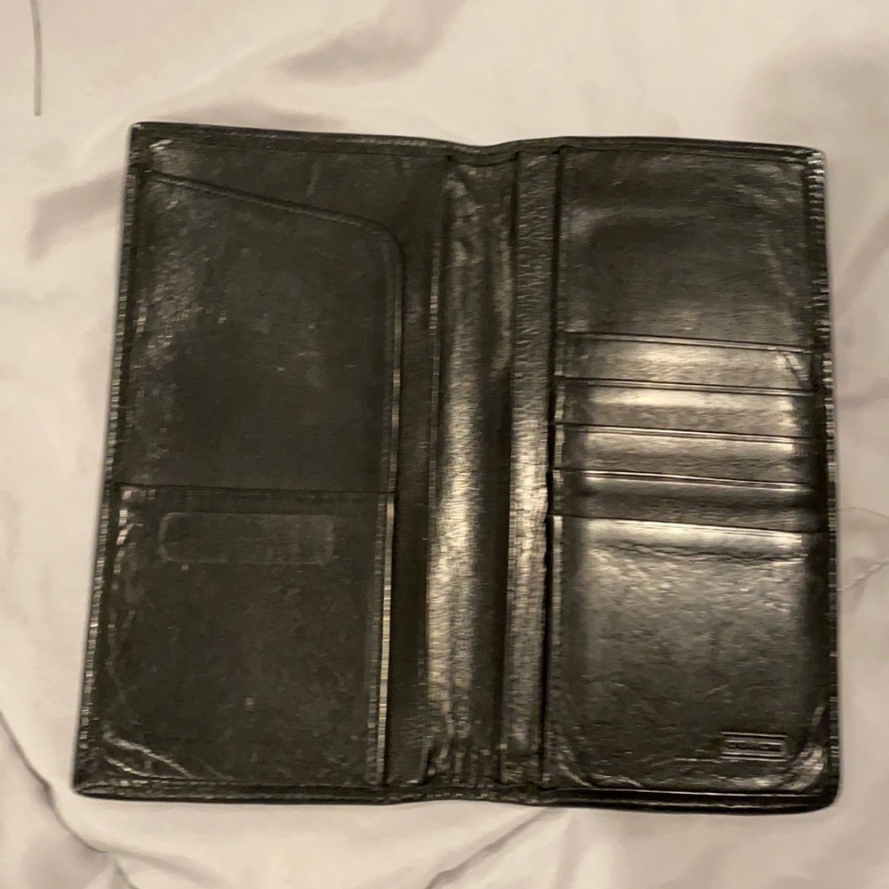 Coach checkbook wallet